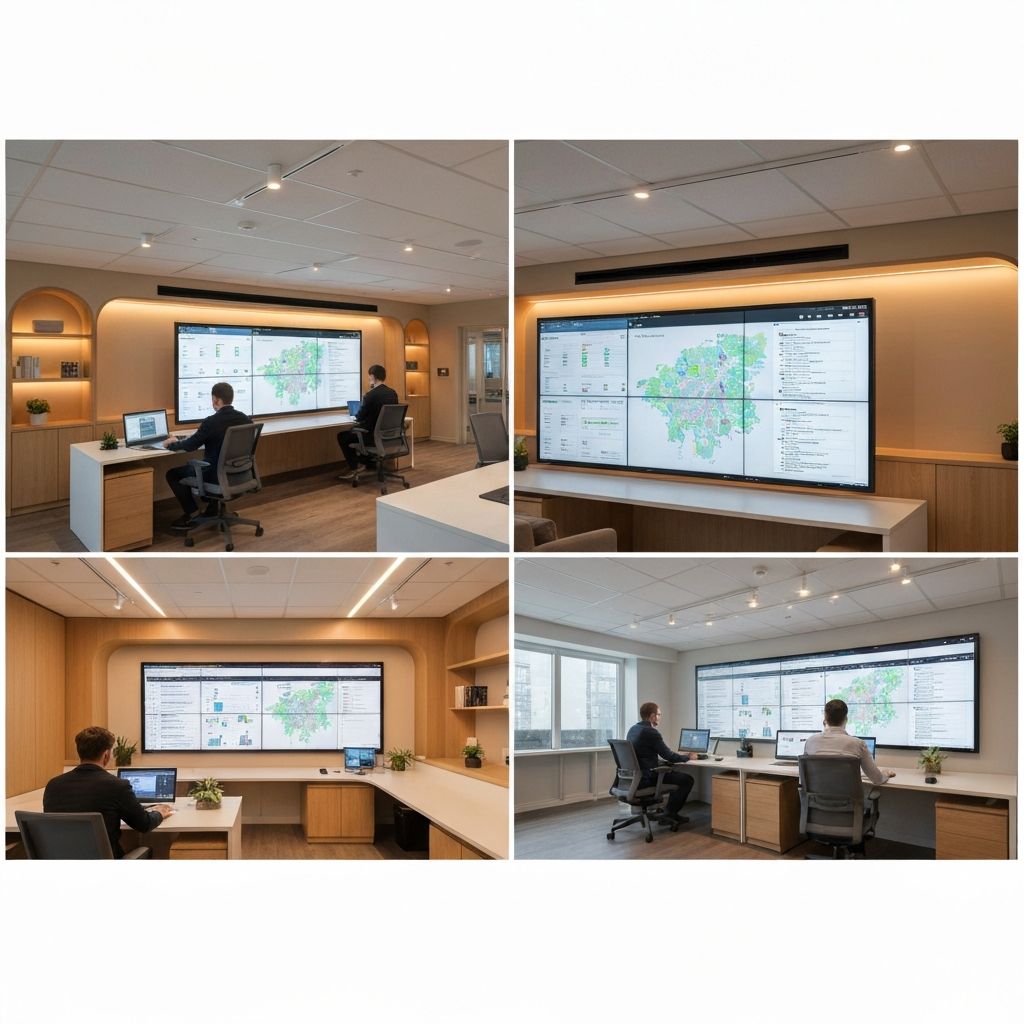 Modern healthcare operations center